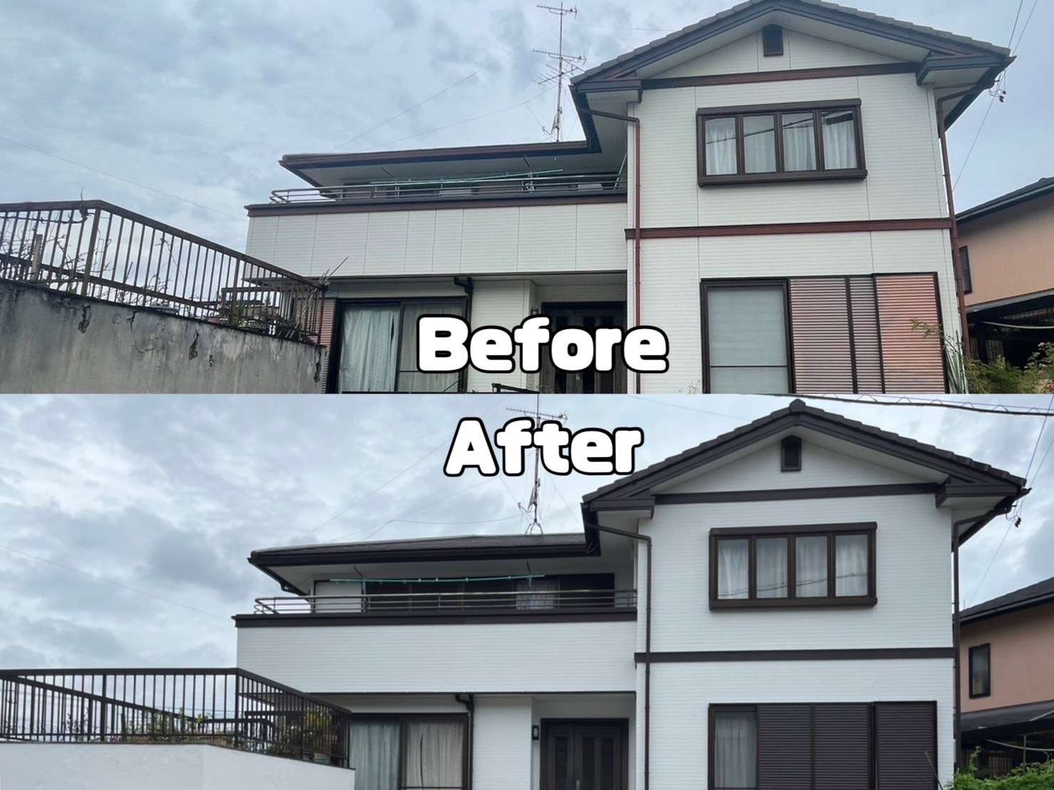 愛知県Y様邸外壁塗装工事が完工致しました🏠✨施工後のお写真をご紹介させていただきます☺