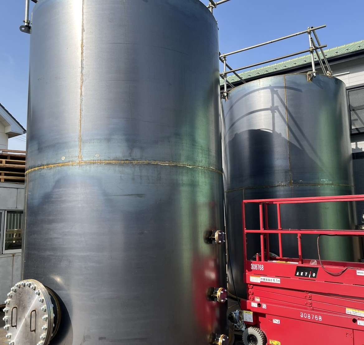 愛知県M社付帯設備塗装