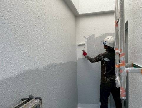 愛知県Aマンション外壁装工事をご紹介いたします🏢👷愛知県・名古屋市で塗装工事・防水工事をお考えの方は是非三誠株式会社にお任せください✨